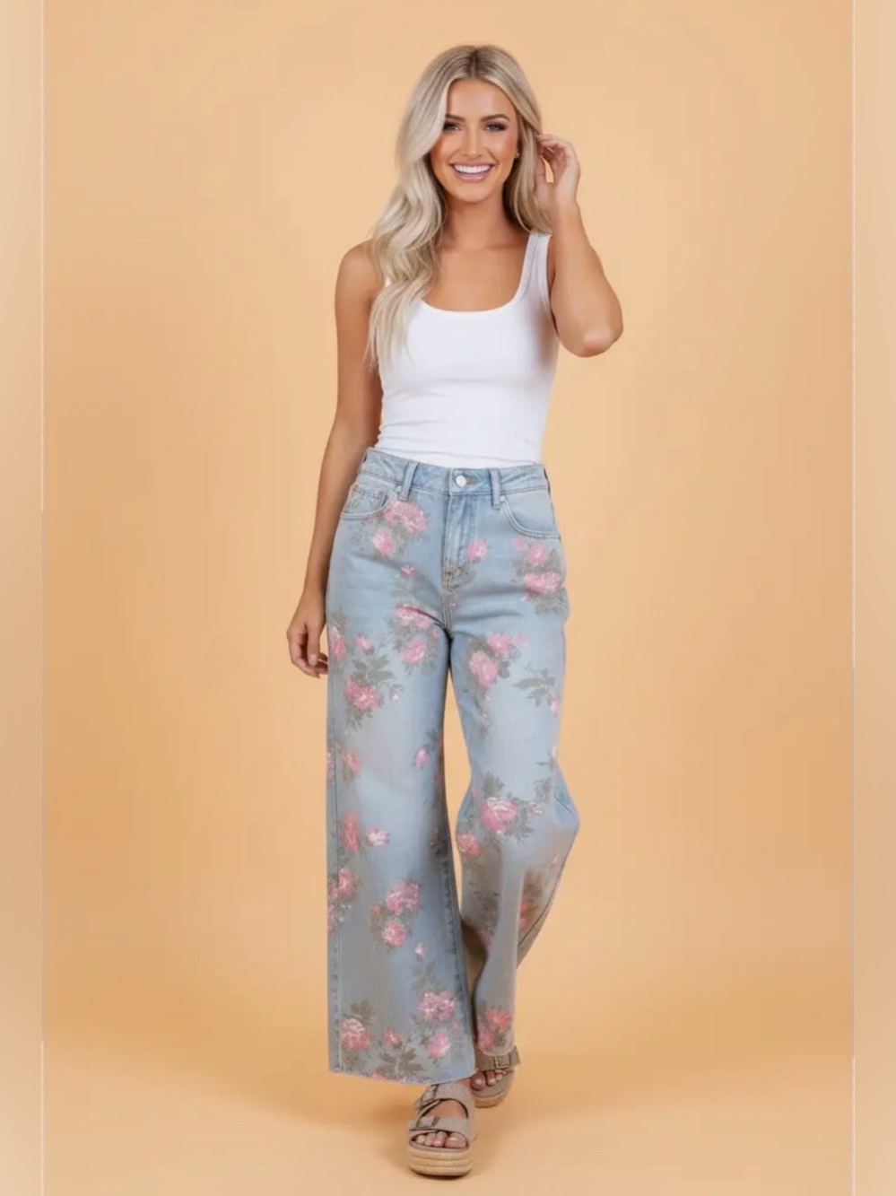 82.  FLOWER JEANS